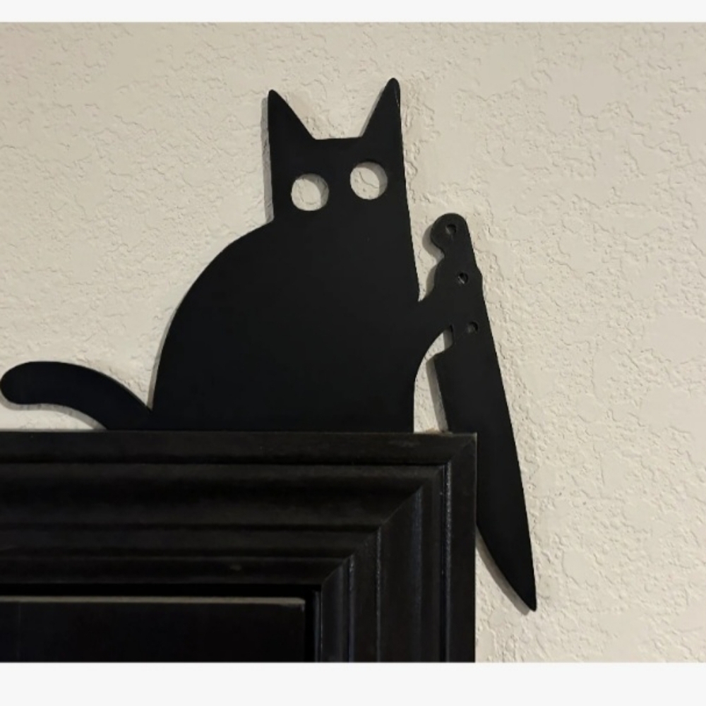 Decorative door cat